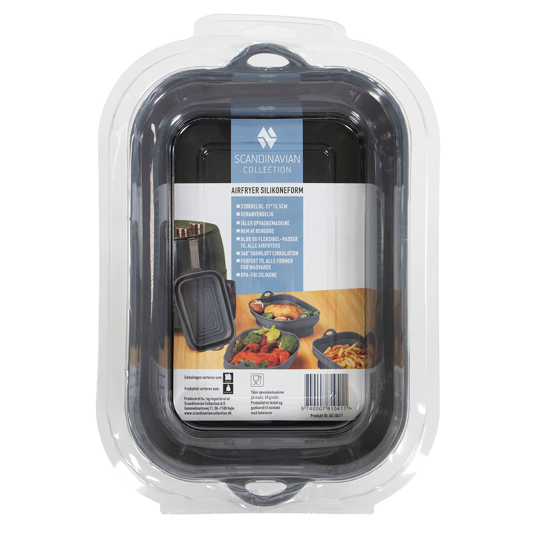 Airfryer Silikoneform, rektangulær 21x15,5cm - Image 3