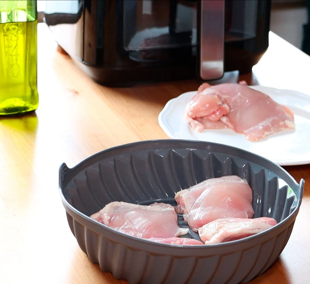 Airfryer Silikoneform, rund Ø22cm - Image 3
