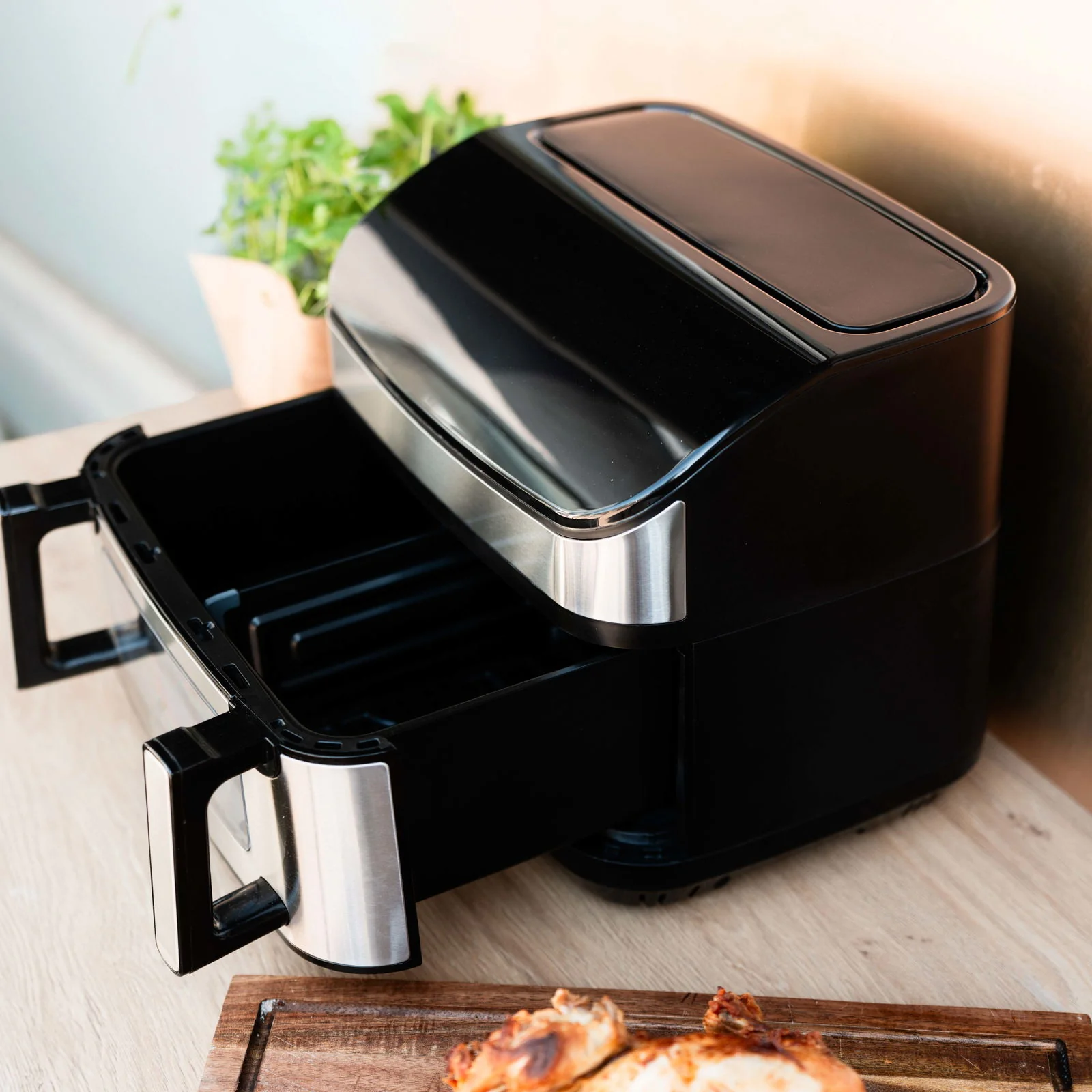 DualFry Fusion Airfryer 10,5L Pakkeløsning – Inkl. 2 x 4,5L Skuffer - Image 3