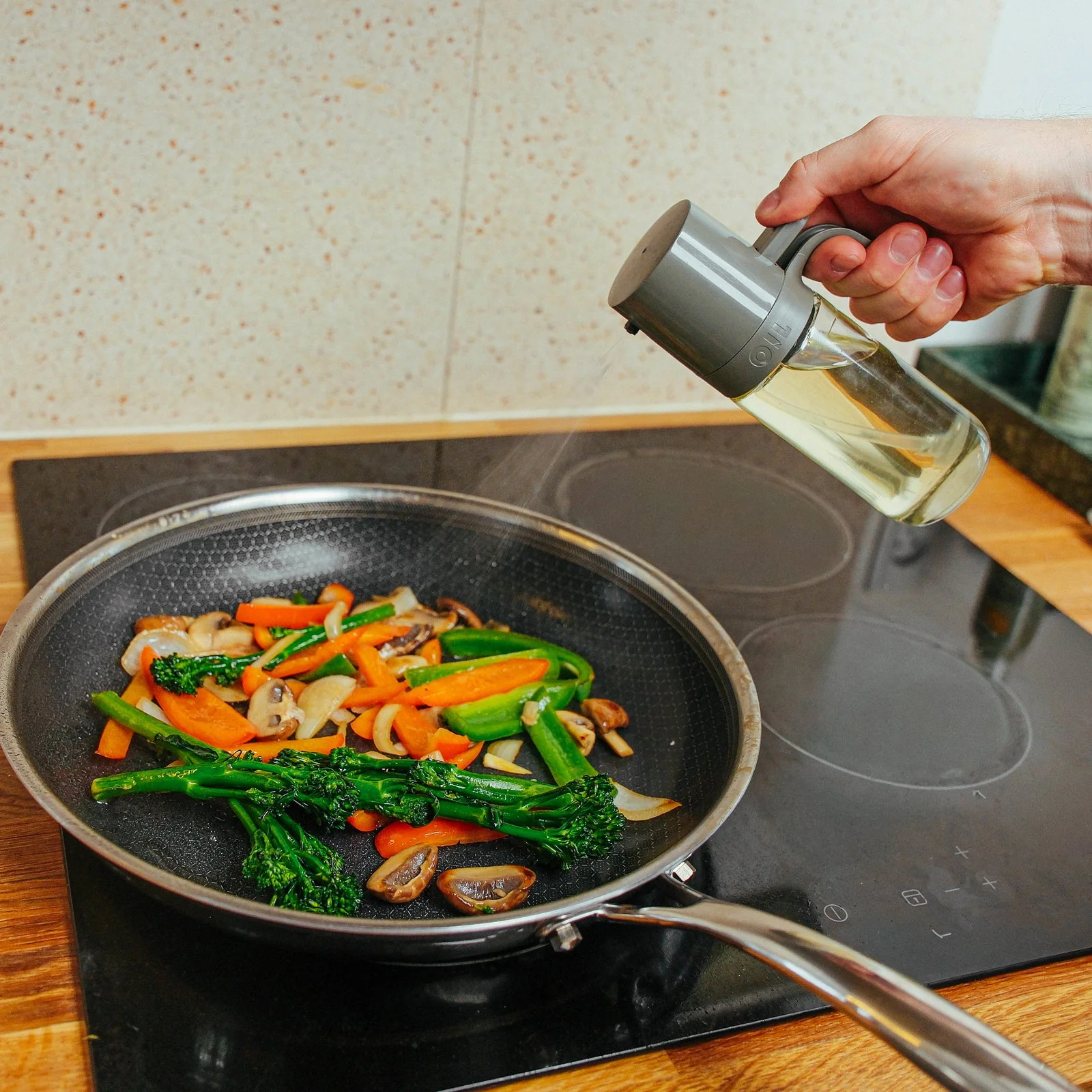 Oliedispenser 250ml - Til airfryer, stegning & bagning - Image 2