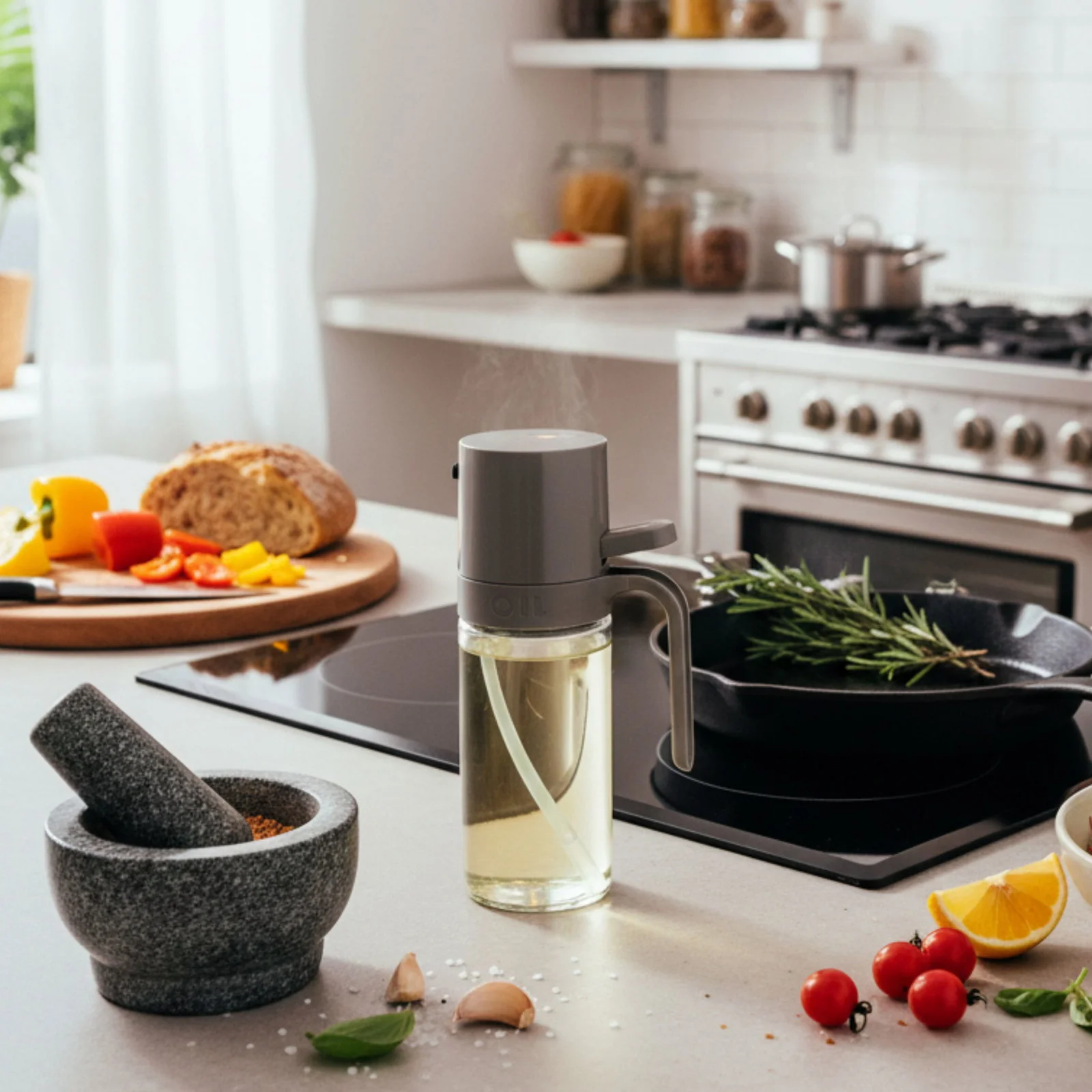 Oliedispenser 250ml - Til airfryer, stegning & bagning - Image 3